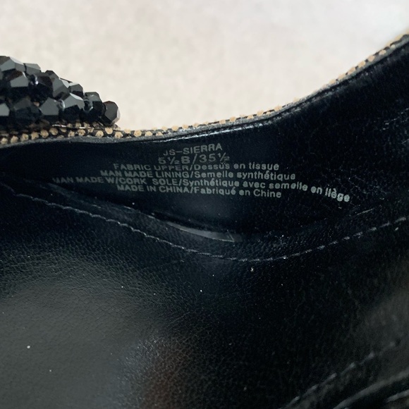 Jessica Simpson Gold and Black Heels - Picture 5 of 5